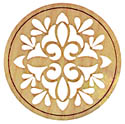 Doily rosette - special 4 1/4 in. dia. jumbo size