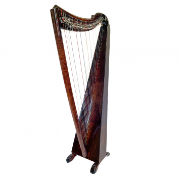Ballad Harp (34 Strings) - Dark Tiger's Eye