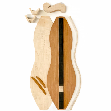 Hourglass Mountain Dulcimer KIT (maple)
