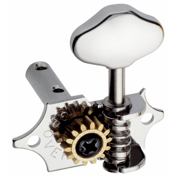 Open Gear Tuning Machine - Chrome