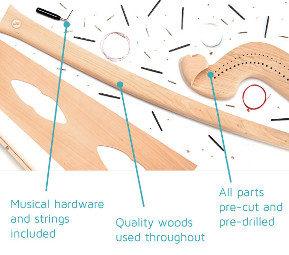 DIY Harp Kit Details