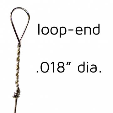 Loop-end  steel - .018 in.