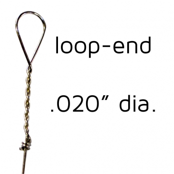 Loop-end  steel - .020 in.