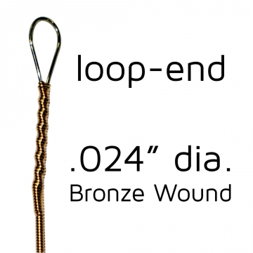 Loop-end  wound steel - .024 in.
