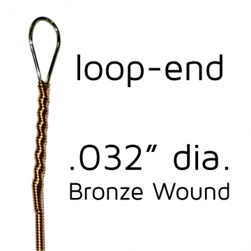 Loop-end  wound steel - .032 in.
