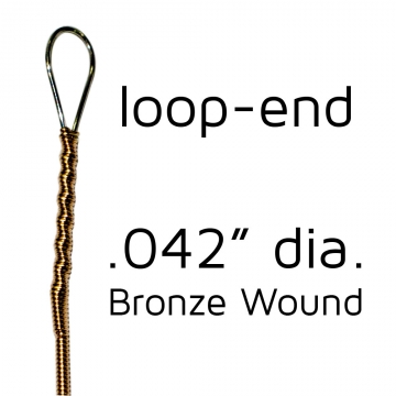 Loop-end  wound steel - .042 in.