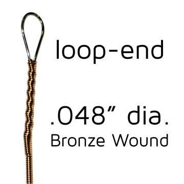 Loop-end  wound steel - .048 in.