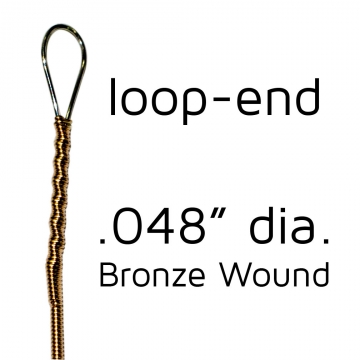 Loop-end  wound steel - .048 in.