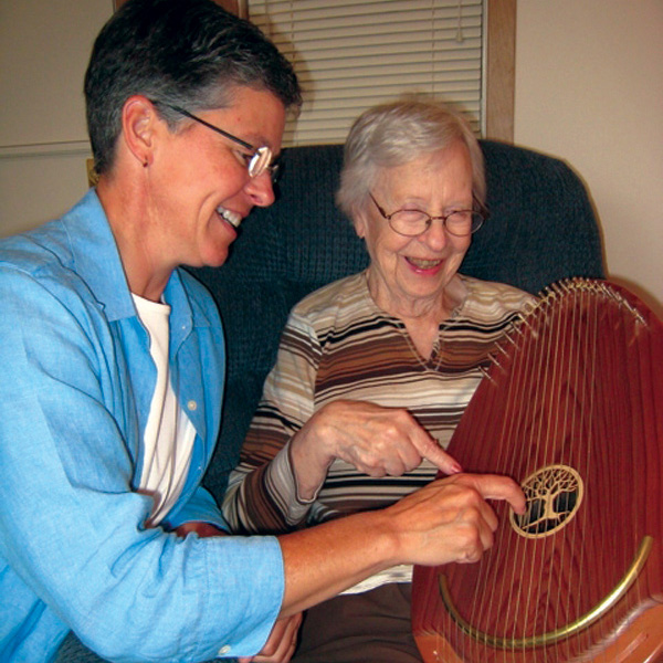 Using a Reverie Harp as a Music Therapy Tool.