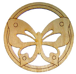 Butterfly Rosette