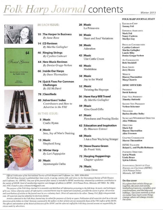 Musicmakers: FHJ Issue 161 - Win 2013