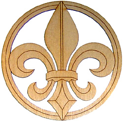 Fleur-de-Lis Rosette