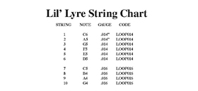 Lil' Lyre Strings