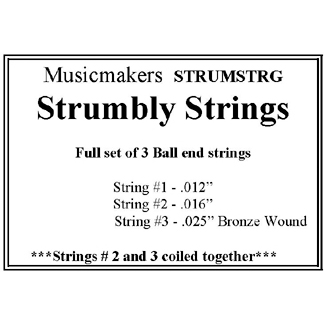 Set of 3 strings for Strumbly