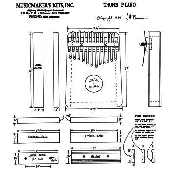 Thumb Piano Plans